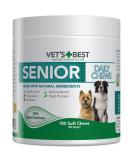 Vets Best Daily Soft Chews for Senior Dogs - 180 Count | Premium Health Supplements for Aging Pets - Buy Online on SooperMarket.com