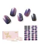 NAILOG Semi Cured Gel Nail Strips 34 pcs Salon-Quality Gel Nail Stickers Long Lasting Nail Wraps for Women with Soft Gel Finish Constellation - Buy Online on SooperMarket.com
