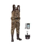 TIDEWE Hunting Waders with Boot Hanger & 600G Insulation | Waterproof Neoprene Chest Waders | Realtree Max 5 | Size 10 - Buy Online on SooperMarket.com