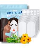 Acne Pimple Patches, 5 Sizes 80 Patches for Large Zit Breakouts, LitBear Acne Patches for Face, Chin or Body, Acne Spot Treatment with Tea Tree & Calendula Oil, Hydrocolloid Bandages for Acne Skin 80 Piece Assortment - Buy Online on SooperMarket.com