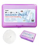 Unscented Travel Laundry Detergent Sheets | Concentrated Fragrance-Free Soap | 32 Loads | Travel Size | Eco-Friendly & Convenient - Buy Online on SooperMarket.com