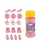 G nthart 16 sugar figures for baptism & baby shower with PINK sprinkles - Buy Online on SooperMarket.com