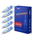 20PCS A-minusone 7RL Tattoo Needles - Standard 12 Round Liner Cartridge Needles for Rotary Pen - Buy Online on SooperMarket.com