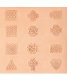 Tandy Leather Craftool Celtic Stamp Set 8161-00 - Pack of 12 Stamps for DIY Leather Crafting - Buy Online on SooperMarket.com