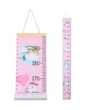 Heyu-Lotus Kids Height Chart 200X20CM - Removable Canvas and Wood Growth Chart for Boys Girls Bedroom Decoration (Unicorn 1) - Buy Online on SooperMarket.com