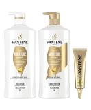 Pantene Shampoo, Conditioner and Hair Treatment Set, Daily Moisture Renewal for Dry Hair, Safe for Color-Treated Hair NEW Version - Buy Online on SooperMarket.com