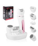Journeyside 5-in-1 Wireless Epilator for Women | Long-Lasting Hair Removal Lady Shaver & Facial Spa Wet & Dry with LED Light - Buy Online on SooperMarket.com