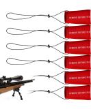 Riakrum 6 Pcs Airsoft & Paintball Barrel Cover with Bungee Cord | Red | 5.51 x 3.15 Inch - Buy Online on SooperMarket.com