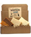 YANKEETRADERS S & M Soap - All Natural Handmade Assortment Pack for Salesmen & Mechanics (3 Bars) - Best for Skin Care & Durability - Buy Online on SooperMarket.com