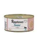 Applaws natural complete wet cat food for older cats tuna with salmon in broth 70 g tin (pack with 24) senior - tuna with salmon in jelly 70 g (24 Pack) - Buy Online on SooperMarket.com