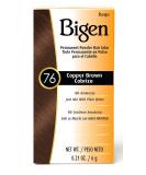Buy #76 Copper Brown Bigen Permanent Powder - 3 Pack | Long-Lasting Hair Color for International Shipping - Buy Online on SooperMarket.com