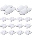 Geyoga 12 Pairs Spa Slippers White Open Toe Disposable Slippers Guest Bridesmaid Slippers Travel Slippers Guest Slippers for Shoeless Home Spa Party Guest Hotel and Travel Fits Most Men and Women - Buy Online on SooperMarket.com
