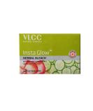 Vlcc Insta Glow Herbal Bleach With Cucumber  Rose Petal For Fairness 54 gm - Buy Online on SooperMarket.com