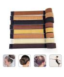 JZK Set of 8 Hair Bun Styling Tools - Donut Hair Bun Maker for Women & Girls | 8 Colors - DIY Hair Accessories - Buy Online on SooperMarket.com