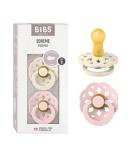 BIBSS Boheme Schnuller 2 Pack.BPA-free cherry shape nipple.Natural rubber/latex made in Denmark.0-6 months (2-pack) Ivory / Blossom 0-6 months (2-pack) Ivory / Blossom - Buy Online on SooperMarket.com