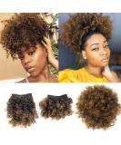 Afro Puff Drawstring Ponytail with 2 Bangs Afro High Puff Bun with Spring Curl Bangs and Afro Puff Bangs Clip in Hairpieces Pineapple Updo Ponytail with Bangs(T1B/30) 1 ponytail+ 2 bangs T1B/30 - Buy Online on SooperMarket.com
