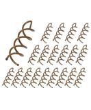 Mini Skater 1.88 Spiral Hair Pin Twist Barrette Spin Pins - Brown Set of 20 - Non-Scratch Round Tips for Women's Bun Hair Style DIY - Buy Online on SooperMarket.com