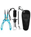Ismosm Fishing Pliers & Gripper: Multi-Functional Gear for Salt & Fresh Water - Blue - Buy Online on SooperMarket.com