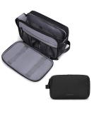 BAGSMART Toiletry Bag for Men, Travel Toiletry Organizer Dopp Kit Water-resistant Shaving Bag for Toiletries Accessories, Black Black  - Medium - Buy Online on SooperMarket.com