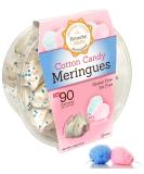 Krunchy Melts - Original Meringue Cookies - Cotton Candy Flavor - Meringues - Fat Free - Gluten Free - Nut Free - 90 Calories Per Serving - Low Calorie Snack - Sweet Treats - Buy Online on SooperMarket.com