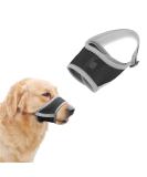 Adjustable Dog Muzzle for Small Medium & Large Dogs - Gray - Prevent Biting Barking & Chewing - Buy Online on SooperMarket.com