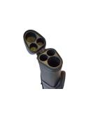 1x2 Hard Oval Pool Cue Billiard Stick Case with Triangle - Premium Quality - Buy Online on SooperMarket.com