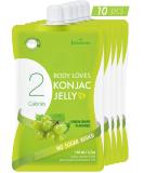 Jadamsun Body Loves Konjac Jelly (Grape, 10pc) - Korean Low Calorie Fruit Smoothie. Sugar Free Asian Snack for Diet. - Buy Online on SooperMarket.com