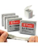 Pasler Kneaded Eraser Grey 4 Pack - Sketching Tool for Blending, Shading, and Correcting - Set of 4 - Buy Online on SooperMarket.com