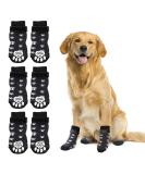 Ranypet 3 pairs indoor anti -slip socks for dogs - soft adjustable paw protection for old dog with strap traction control for the interior on hardwood floors M m Pf tchen pattern - Buy Online on SooperMarket.com