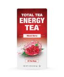 Total Tea Energy Tea Bags with Caffeine - Mixed Berry Flavored Green Tea for Focus & Stamina (25 Tea Bags) - Buy Online on SooperMarket.com