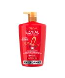 L'Or al Paris Elvital XXL Color protection shampoo for colored tinted or scanted hair with peony extract and UVA/UVB filter color gloss care shampoo 1 x 1000 ml 1000 ml (1 Pack) - Buy Online on SooperMarket.com