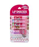 Lip Smacker Flavored Lip Balm & Pink Lanyard Set | Strawberry  Cotton Candy  Watermelon  Oatmeal Cookie Flavors | For Kids | Stocking Stuffer | Christmas Gift | Set of 4 O & B - Buy Online on SooperMarket.com