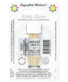 Sugarflair Antique Gold Edible Lustre Dust Add a Lustrous Shine to Cakes or Decorations. Brush On or Add Rejuvenator to Create Eye-Catching Edible Paint Gives Shine to Your Bakes - 2g - Buy Online on SooperMarket.com