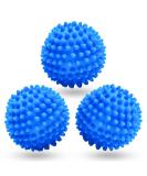 CASIZ 3 Pack Dryer Balls Tumble Dryer Balls | Reusable Energy Saving & Non-Melt | Soft Drying Balls for Tumble Dryer Laundry Balls for Washing Machine Rapid Dryer Ball Washing Machine Balls - Buy Online on SooperMarket.com