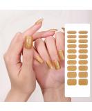 Semi Cured Gel Nail Strips Gel Nail Stickers - 20 Pcs Nail Stickers for Nail Art - Soft Self-Adhesive Gel Nail Wraps Easy Apply & Remove for Salon-Quality Manicure Kit (UV/LED Lamp Required)(BSS-0340) - Buy Online on SooperMarket.com