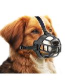 Ohcozzy muzzle for dogs silicone basket dog muzzle for small medium and large dogs with adjustable straps (size 1 black) 1 black - Buy Online on SooperMarket.com