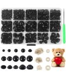 Yexixsr 566PCS Safety Eyes and Noses for Amigurumi  Stuffed Crochet Eyes with Washers  Craft Doll Eyes and Nose for Teddy Bear  Crochet Toy  Stuffed Doll and Plush Animal (Various Sizes) - Buy Online on SooperMarket.com