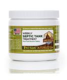 52 Weekly Septic Tank Treatment Fizz Tablets  Easy Flush Bio Toilet Tabs with Billions of Active Bacteria per Tablet  1 Year Supply - 100% Natural & Safe for All Plumbing & Drain Lines - Buy Online on SooperMarket.com