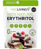 NKD Living 100% Natural Erythritol 1 Kg (2.2 lb) Granulated Zero Calorie Sugar Replacement - Buy Online on SooperMarket.com