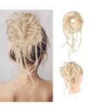REECHO Super Long Tousled Updo Curly Wavy Messy Bun Hair Piece in Light Blonde - Buy Online on SooperMarket.com