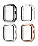 GEAK Compatible with Apple Watch Case 38mm Apple Watch Screen Protector 38mm Full Coverage Hard PC Bumper Protective Cover for iWatch SE Series 3/2/1 Women Men 4pack Black/Clear/Rose Gold/Silver Black/Clear/Rose Gold/Silver 38 mm - Buy Online on SooperMarket.com