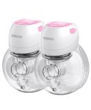 Wearable Breast Pump Plainless Electric Hands Free 2 Modes & 9 Levels with LCD Display Low Noise Rechargeable Wireless Protable Breast Pump with 21mm/24mm Flanges (Pink 2PCS) Breastfeeding Pump - Buy Online on SooperMarket.com