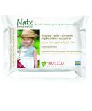 Naty Unscented Flushable Wipes - 42 Count | Eco-Friendly & Biodegradable - Buy Online on SooperMarket.com