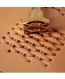 Basket Weave Leather Stamp Tool Stamps Stamping Carving Punches Tools Craft Leathercrafting - Buy Online on SooperMarket.com