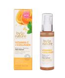 By Nature Vitamin C + Collagen Face Serum - Restore and Energize Tired Skin with Brightening Vitamin C  Plumping Collagen  Plus Texture Enhancing Turmeric - Premium Skin Care Serum for Face - 3fl. oz. - Buy Online on SooperMarket.com