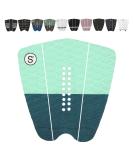 SYMPL Surfboard Traction Pad - 3 Piece Deck Pad for Surfing, Skimboarding - Maximum Grip, 3M Adhesive - Fits Surfboards, Skimboard, Longboard, Fish - Mint - Buy Online on SooperMarket.com