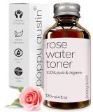 Poppy Austin 120mL Organic Rose Water Toner for Face - 100% Pure, Vegan & Cruelty Free - Enriched with Skin Loving Nutrients - Buy Online on SooperMarket.com