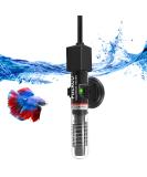 Silkwish Mini Aquarium Heater 25W for 4-20L Tanks | Small Heating Stick with Suction Cups & Temperature Stickers | Maintains 26 | 107cm Power Cable - Buy Online on SooperMarket.com