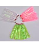 Fishing Teasers -12/18pcs Squid Teaser Fishing Mylar Flash Fishing Teaser Tail Fishing Teaser for Fluke Rigs for Saltwater Fishing Lure 3 Colors Three Colors Mixed-18pcs - Buy Online on SooperMarket.com