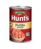 Hunt's Petite Diced Tomatoes, 14.5 Oz., Pack of 12 14.5 Ounce (Pack of 12) - Buy Online on SooperMarket.com